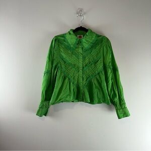 FARM Rio Green Blouse